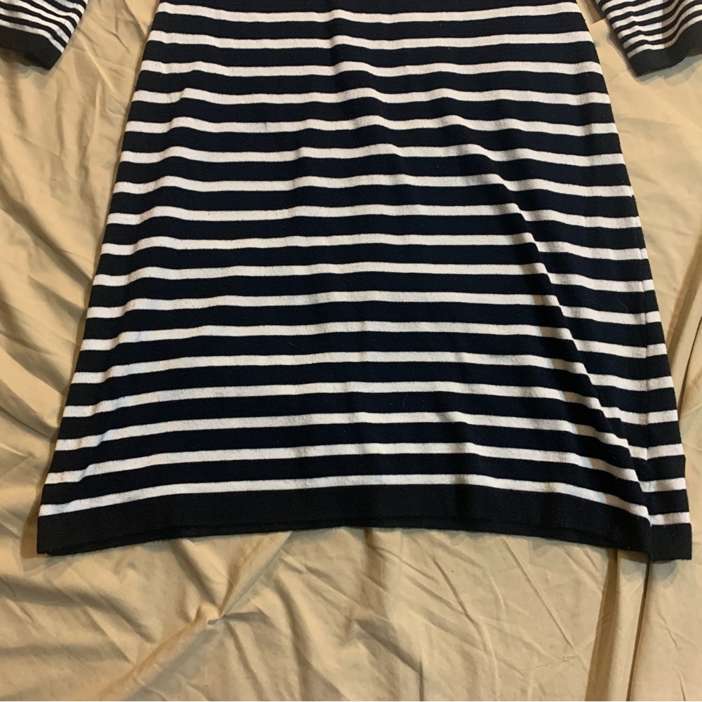 Pink Rose Striped Sweater Dress - Picture 5 of 10